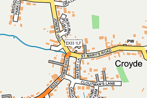 EX33 1LF map - OS OpenMap – Local (Ordnance Survey) EX33 1LF map - OS OpenMap – Local (Ordnance Survey)
