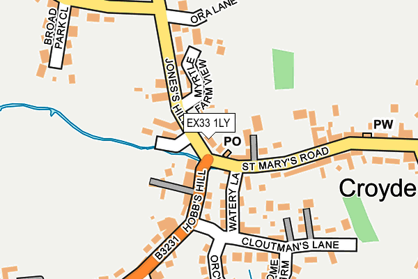 EX33 1LY map - OS OpenMap – Local (Ordnance Survey) EX33 1LY map - OS OpenMap – Local (Ordnance Survey)