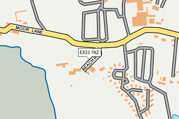 EX33 1NZ map - OS OpenMap – Local (Ordnance Survey) EX33 1NZ map - OS OpenMap – Local (Ordnance Survey)