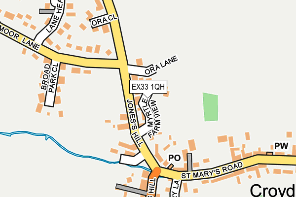 EX33 1QH map - OS OpenMap – Local (Ordnance Survey) EX33 1QH map - OS OpenMap – Local (Ordnance Survey)