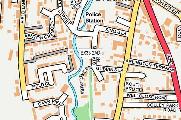 EX33 2AD map - OS OpenMap – Local (Ordnance Survey) EX33 2AD map - OS OpenMap – Local (Ordnance Survey)