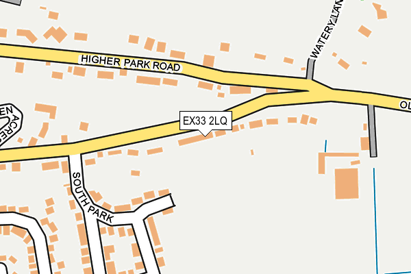 EX33 2LQ map - OS OpenMap – Local (Ordnance Survey) EX33 2LQ map - OS OpenMap – Local (Ordnance Survey)