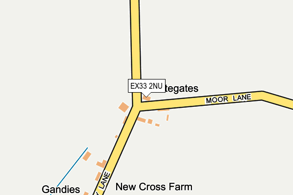 EX33 2NU map - OS OpenMap – Local (Ordnance Survey) EX33 2NU map - OS OpenMap – Local (Ordnance Survey)