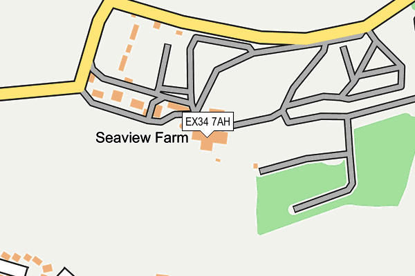 EX34 7AH map - OS OpenMap – Local (Ordnance Survey) EX34 7AH map - OS OpenMap – Local (Ordnance Survey)