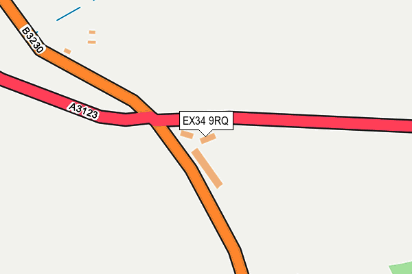 EX34 9RQ map - OS OpenMap – Local (Ordnance Survey) EX34 9RQ map - OS OpenMap – Local (Ordnance Survey)