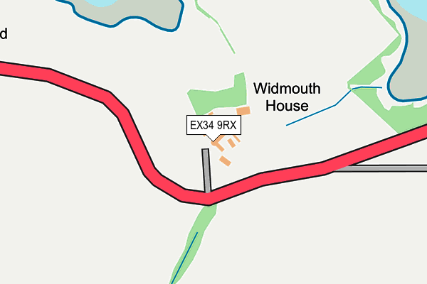 EX34 9RX map - OS OpenMap – Local (Ordnance Survey) EX34 9RX map - OS OpenMap – Local (Ordnance Survey)