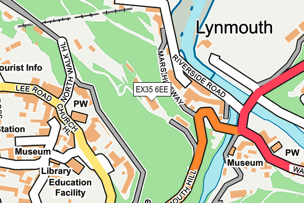 EX35 6EE map - OS OpenMap – Local (Ordnance Survey) EX35 6EE map - OS OpenMap – Local (Ordnance Survey)