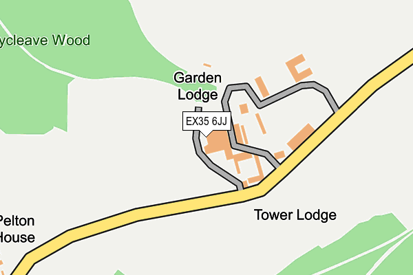 EX35 6JJ map - OS OpenMap – Local (Ordnance Survey) EX35 6JJ map - OS OpenMap – Local (Ordnance Survey)