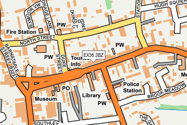 EX36 3BZ map - OS OpenMap – Local (Ordnance Survey) EX36 3BZ map - OS OpenMap – Local (Ordnance Survey)