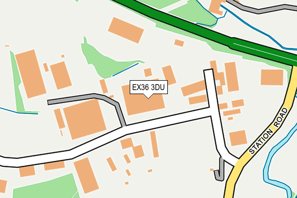 EX36 3DU map - OS OpenMap – Local (Ordnance Survey) EX36 3DU map - OS OpenMap – Local (Ordnance Survey)