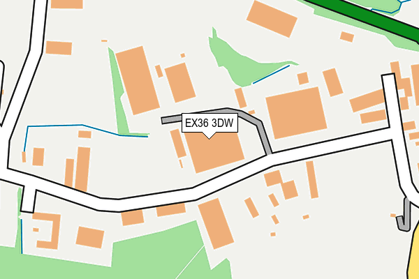 EX36 3DW map - OS OpenMap – Local (Ordnance Survey) EX36 3DW map - OS OpenMap – Local (Ordnance Survey)