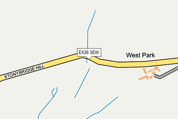 EX36 3EW map - OS OpenMap – Local (Ordnance Survey) EX36 3EW map - OS OpenMap – Local (Ordnance Survey)