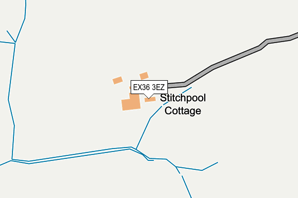 EX36 3EZ map - OS OpenMap – Local (Ordnance Survey) EX36 3EZ map - OS OpenMap – Local (Ordnance Survey)