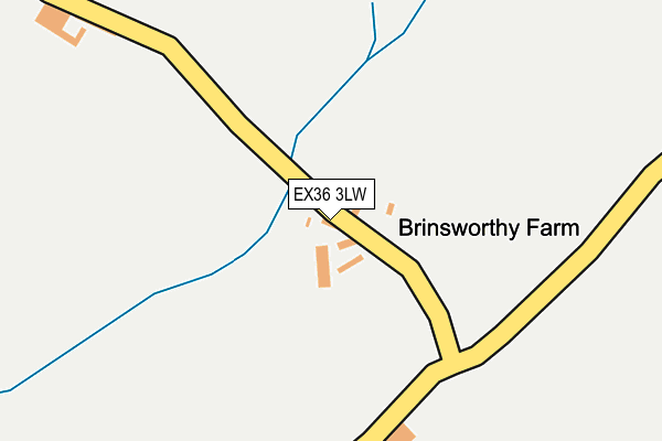 EX36 3LW map - OS OpenMap – Local (Ordnance Survey) EX36 3LW map - OS OpenMap – Local (Ordnance Survey)