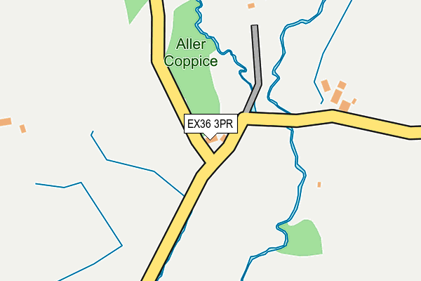 EX36 3PR map - OS OpenMap – Local (Ordnance Survey) EX36 3PR map - OS OpenMap – Local (Ordnance Survey)