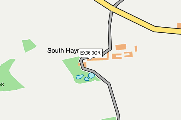 EX36 3QR map - OS OpenMap – Local (Ordnance Survey)