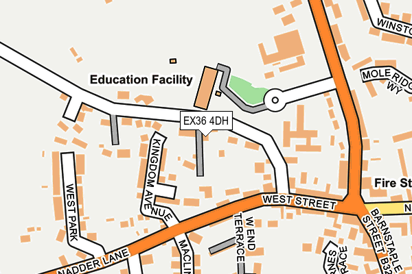 EX36 4DH map - OS OpenMap – Local (Ordnance Survey) EX36 4DH map - OS OpenMap – Local (Ordnance Survey)