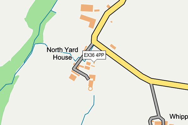 EX36 4PP map - OS OpenMap – Local (Ordnance Survey) EX36 4PP map - OS OpenMap – Local (Ordnance Survey)