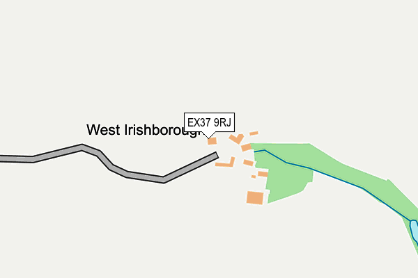 EX37 9RJ map - OS OpenMap – Local (Ordnance Survey) EX37 9RJ map - OS OpenMap – Local (Ordnance Survey)