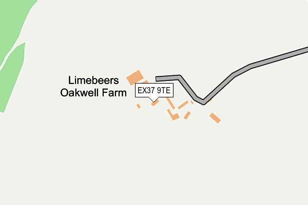 EX37 9TE map - OS OpenMap – Local (Ordnance Survey) EX37 9TE map - OS OpenMap – Local (Ordnance Survey)