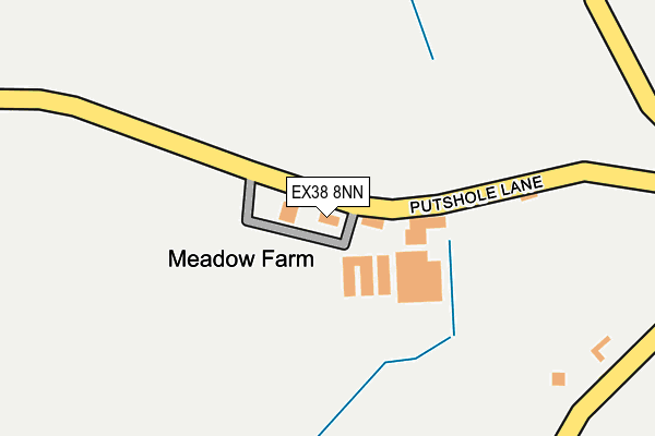 EX38 8NN map - OS OpenMap – Local (Ordnance Survey) EX38 8NN map - OS OpenMap – Local (Ordnance Survey)