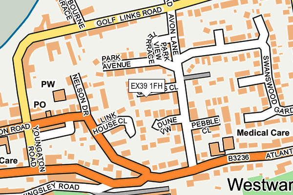 EX39 1FH map - OS OpenMap – Local (Ordnance Survey) EX39 1FH map - OS OpenMap – Local (Ordnance Survey)