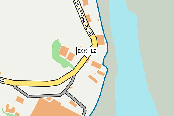 EX39 1LZ map - OS OpenMap – Local (Ordnance Survey) EX39 1LZ map - OS OpenMap – Local (Ordnance Survey)