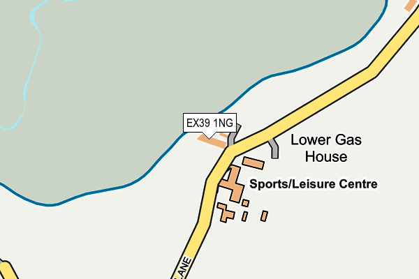 EX39 1NG map - OS OpenMap – Local (Ordnance Survey) EX39 1NG map - OS OpenMap – Local (Ordnance Survey)