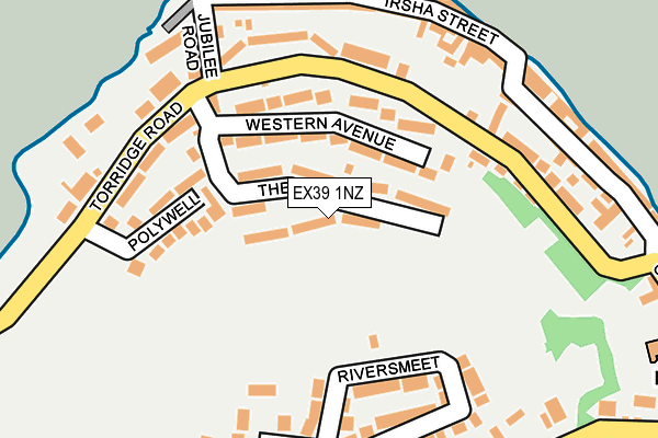 EX39 1NZ map - OS OpenMap – Local (Ordnance Survey) EX39 1NZ map - OS OpenMap – Local (Ordnance Survey)