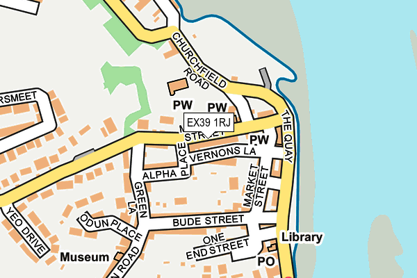 EX39 1RJ map - OS OpenMap – Local (Ordnance Survey) EX39 1RJ map - OS OpenMap – Local (Ordnance Survey)