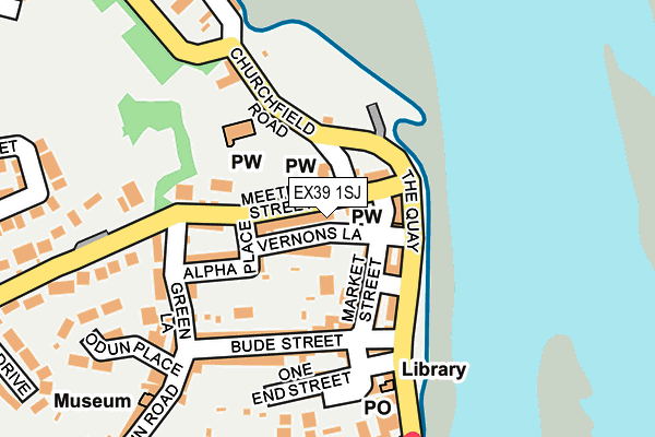 EX39 1SJ map - OS OpenMap – Local (Ordnance Survey) EX39 1SJ map - OS OpenMap – Local (Ordnance Survey)