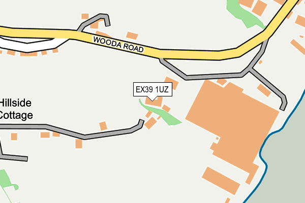 EX39 1UZ map - OS OpenMap – Local (Ordnance Survey) EX39 1UZ map - OS OpenMap – Local (Ordnance Survey)