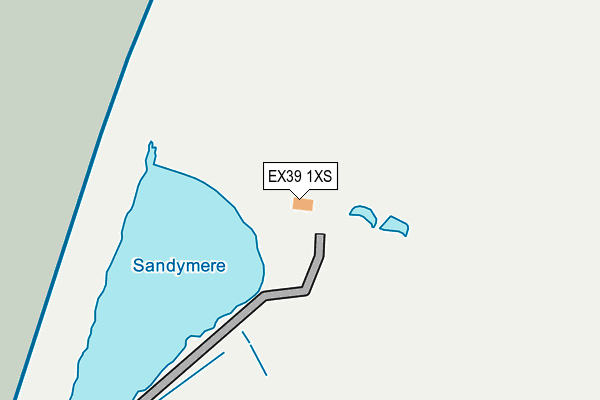 EX39 1XS map - OS OpenMap – Local (Ordnance Survey) EX39 1XS map - OS OpenMap – Local (Ordnance Survey)