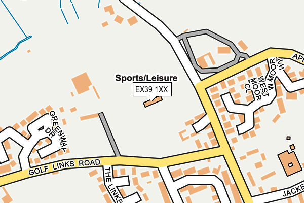 EX39 1XX map - OS OpenMap – Local (Ordnance Survey) EX39 1XX map - OS OpenMap – Local (Ordnance Survey)