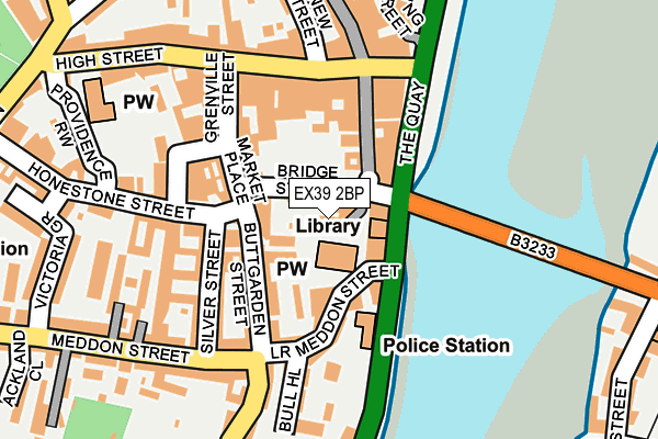 EX39 2BP map - OS OpenMap – Local (Ordnance Survey) EX39 2BP map - OS OpenMap – Local (Ordnance Survey)