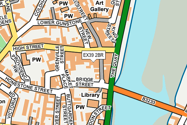 EX39 2BR map - OS OpenMap – Local (Ordnance Survey) EX39 2BR map - OS OpenMap – Local (Ordnance Survey)