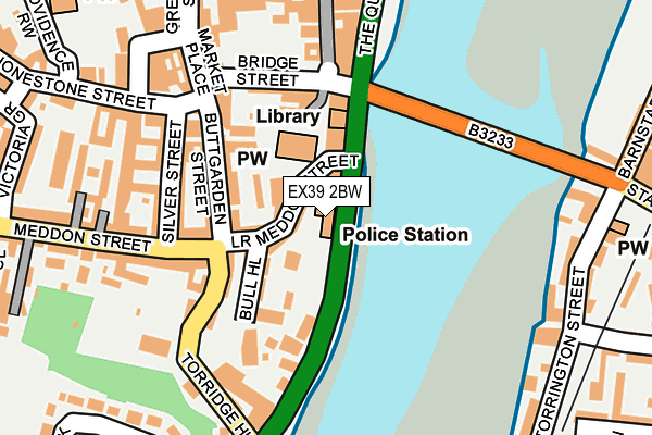 EX39 2BW map - OS OpenMap – Local (Ordnance Survey) EX39 2BW map - OS OpenMap – Local (Ordnance Survey)