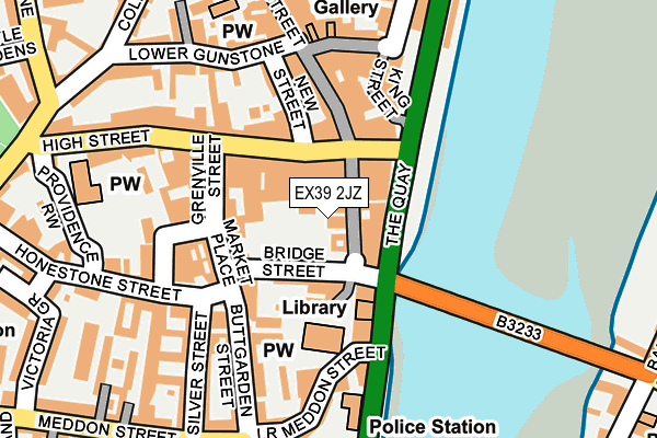 EX39 2JZ map - OS OpenMap – Local (Ordnance Survey) EX39 2JZ map - OS OpenMap – Local (Ordnance Survey)