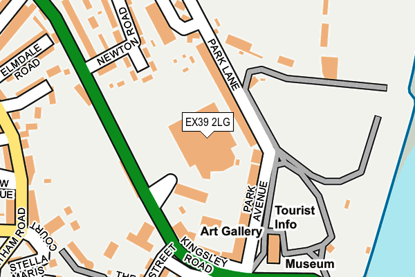EX39 2LG map - OS OpenMap – Local (Ordnance Survey) EX39 2LG map - OS OpenMap – Local (Ordnance Survey)