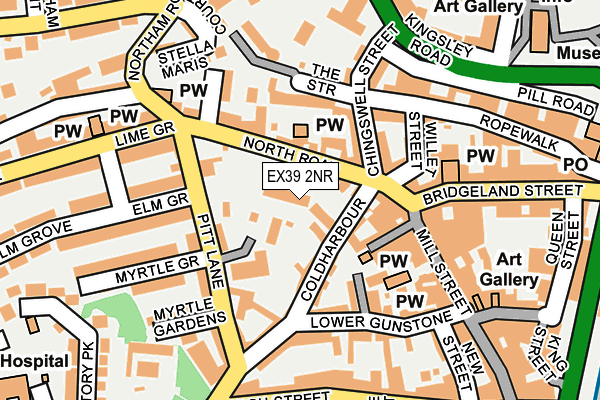 EX39 2NR map - OS OpenMap – Local (Ordnance Survey) EX39 2NR map - OS OpenMap – Local (Ordnance Survey)
