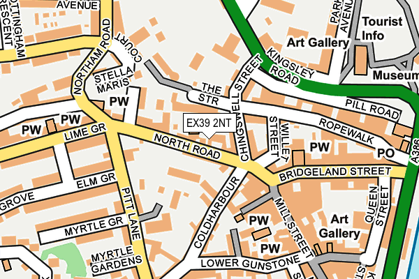 EX39 2NT map - OS OpenMap – Local (Ordnance Survey) EX39 2NT map - OS OpenMap – Local (Ordnance Survey)