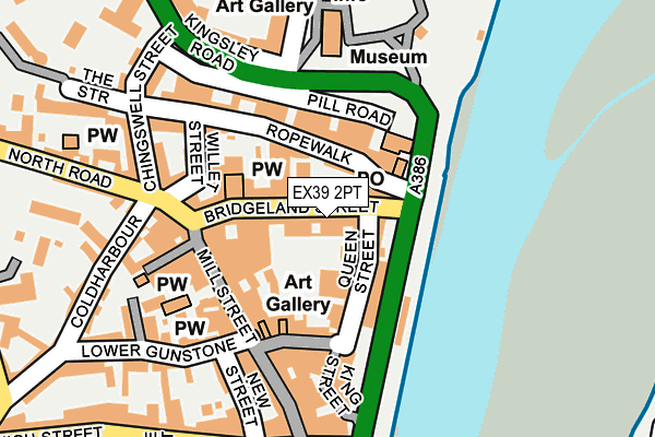 EX39 2PT map - OS OpenMap – Local (Ordnance Survey) EX39 2PT map - OS OpenMap – Local (Ordnance Survey)