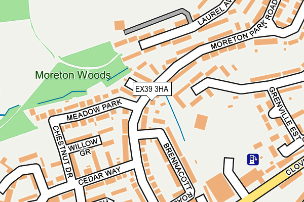 EX39 3HA map - OS OpenMap – Local (Ordnance Survey) EX39 3HA map - OS OpenMap – Local (Ordnance Survey)