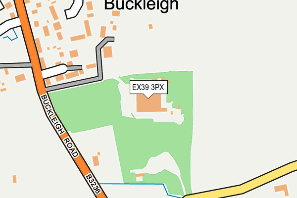 EX39 3PX map - OS OpenMap – Local (Ordnance Survey) EX39 3PX map - OS OpenMap – Local (Ordnance Survey)