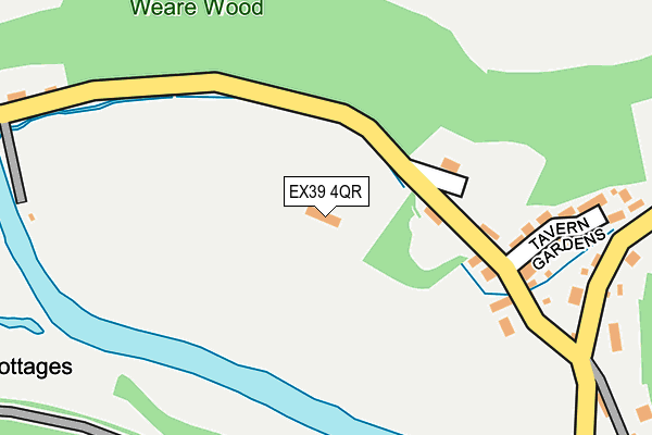 EX39 4QR map - OS OpenMap – Local (Ordnance Survey) EX39 4QR map - OS OpenMap – Local (Ordnance Survey)