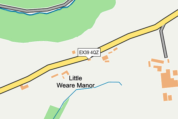 EX39 4QZ map - OS OpenMap – Local (Ordnance Survey)