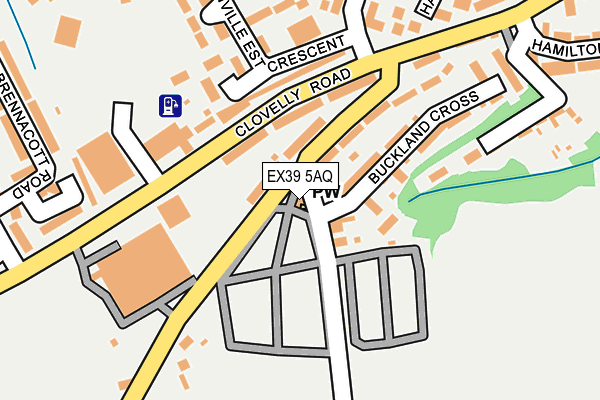 EX39 5AQ map - OS OpenMap – Local (Ordnance Survey) EX39 5AQ map - OS OpenMap – Local (Ordnance Survey)