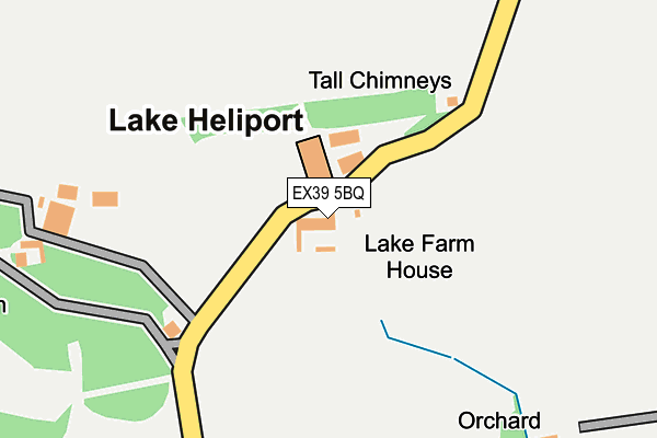 EX39 5BQ map - OS OpenMap – Local (Ordnance Survey)