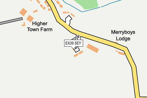 EX39 5EY map - OS OpenMap – Local (Ordnance Survey) EX39 5EY map - OS OpenMap – Local (Ordnance Survey)