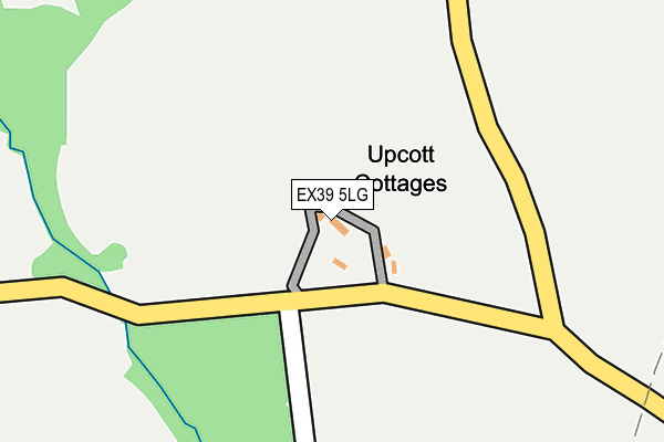 EX39 5LG map - OS OpenMap – Local (Ordnance Survey) EX39 5LG map - OS OpenMap – Local (Ordnance Survey)